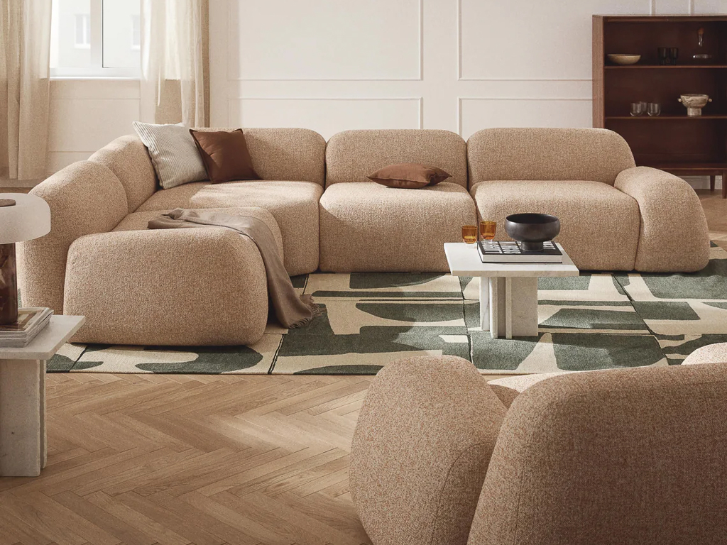 canapé modulable angle moelleux