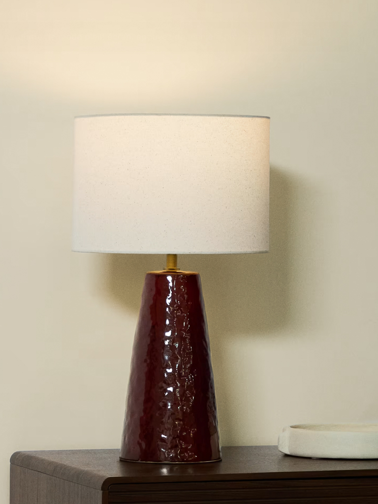 lampe bordeaux