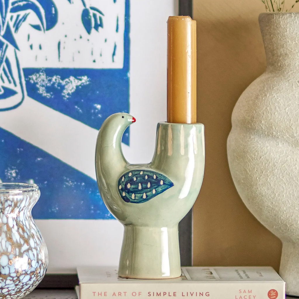 idée cadeau femme bougeoir oiseau