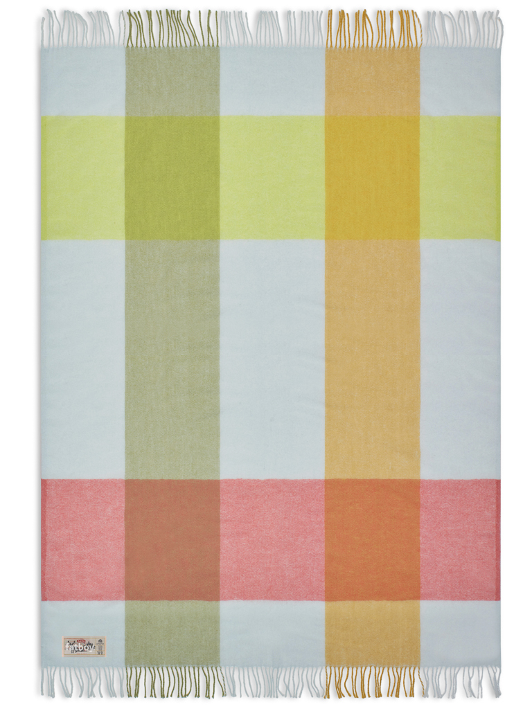 plaid multicolore pastel