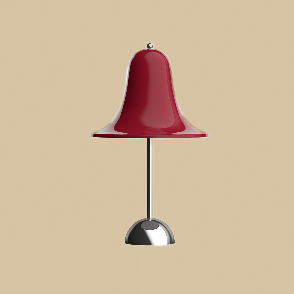 déco rouge, jaune et bois foncé