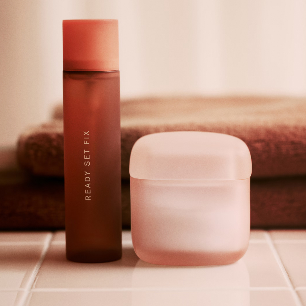 salle de bain terracotta et rose