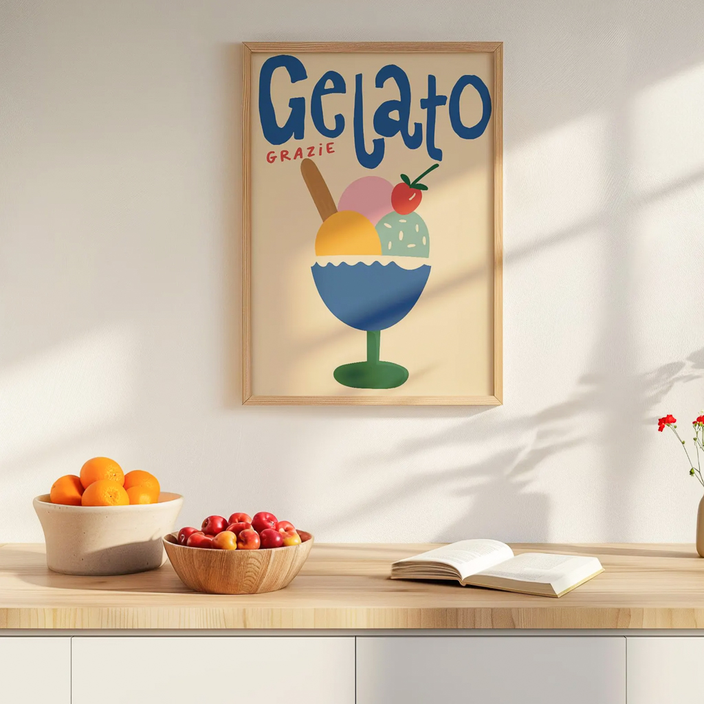 affiche de cuisine moderne