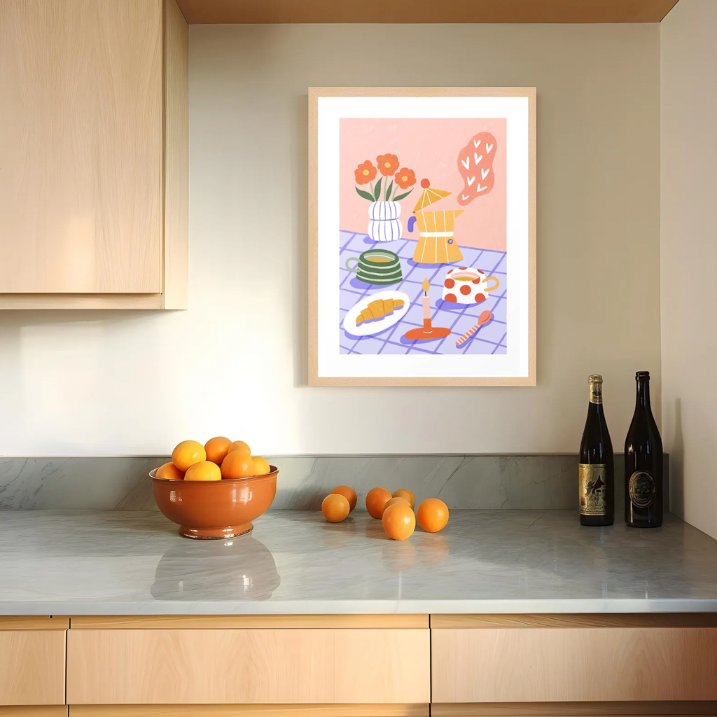 affiche de cuisine moderne