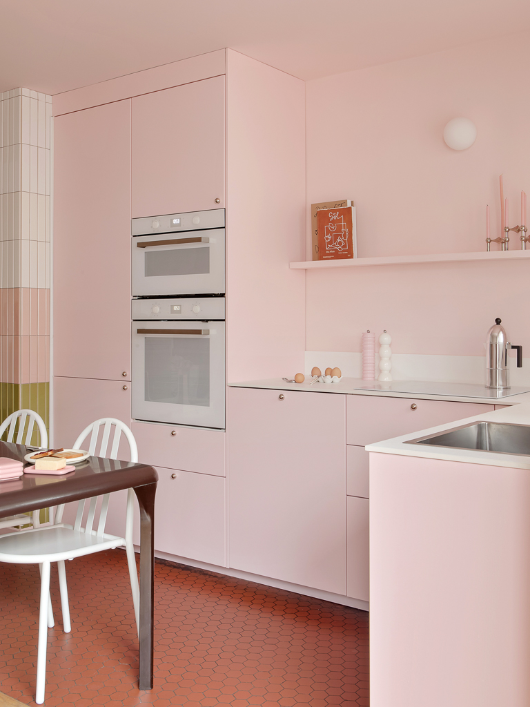 cuisine couleurs pastel