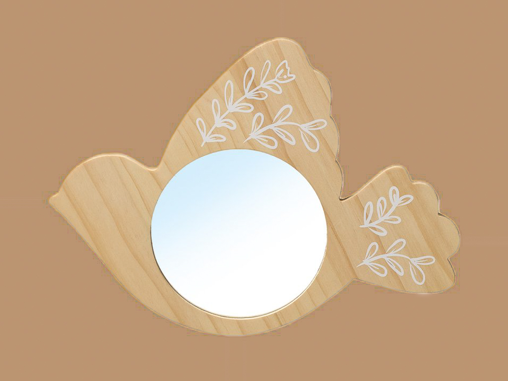miroir enfant oiseau