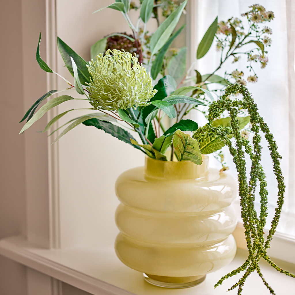 objet décoration jaune beurre