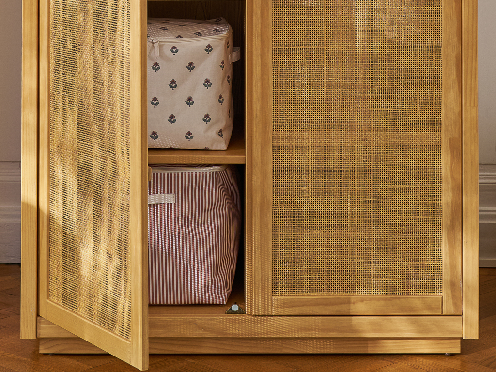 housse de rangement en tissu motifs