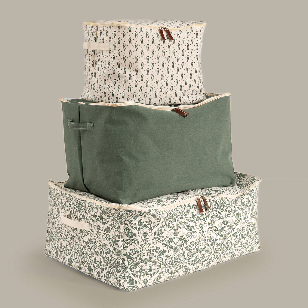 housse de rangement en tissu motifs