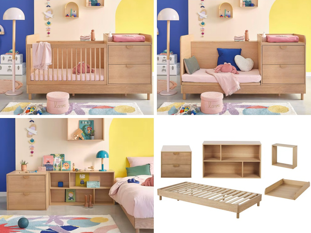 lit combiné évolutif bébé